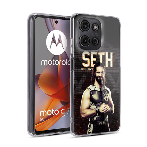 WWE Superstars Seth Rollins Soft Gel Case for Motorola Moto G75