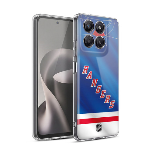 NHL New York Rangers Jersey Soft Gel Case for Motorola Moto G37 Power