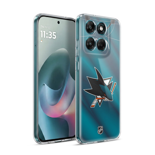 NHL San Jose Sharks Jersey Soft Gel Case for Motorola Moto G77