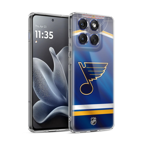 NHL St Louis Blues Jersey Soft Gel Case for Motorola Edge 70