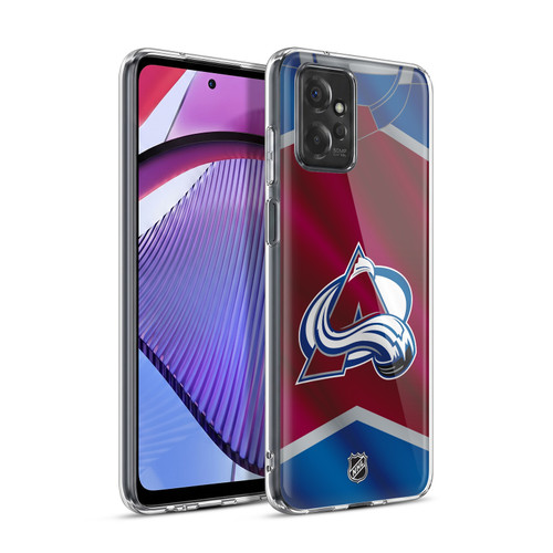 NHL Colorado Avalanche Jersey Soft Gel Case for Motorola Moto G Power (2023)