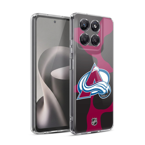 NHL Colorado Avalanche Cow Pattern Soft Gel Case for Motorola Moto G37 Power