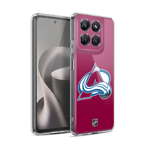 NHL Colorado Avalanche Plain Soft Gel Case for Motorola Moto G37 Power