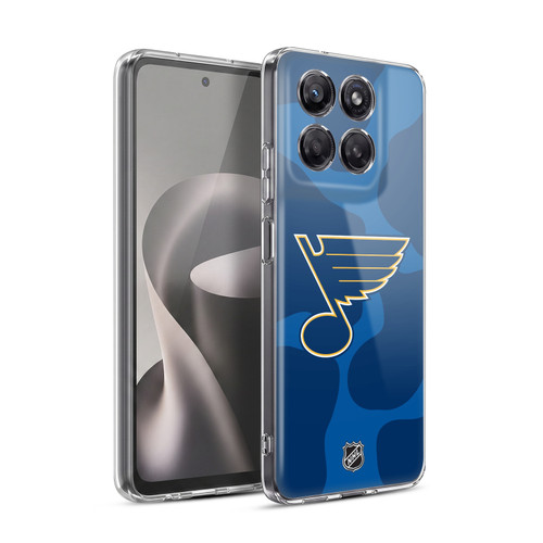 NHL St Louis Blues Cow Pattern Soft Gel Case for Motorola Moto G37 Power
