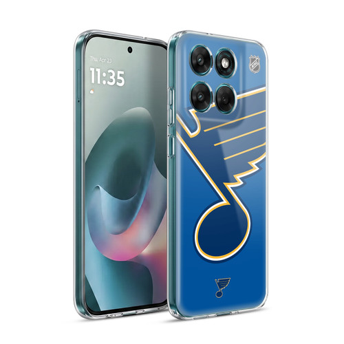 NHL St Louis Blues Oversized Soft Gel Case for Motorola Moto G77