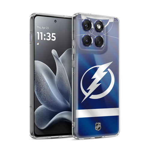 NHL Tampa Bay Lightning Jersey Soft Gel Case for Motorola Edge 70