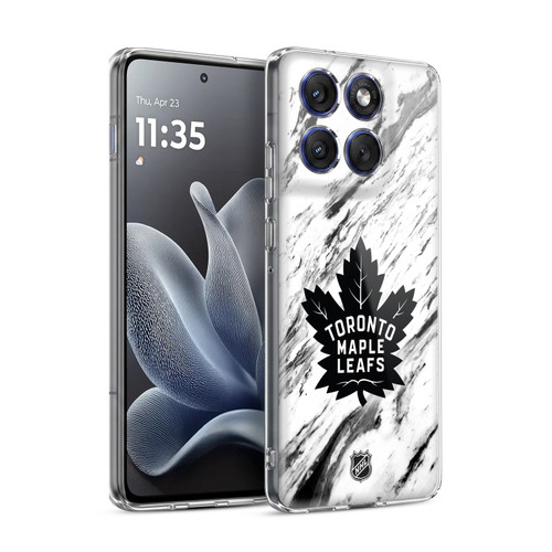 NHL Toronto Maple Leafs Marble Soft Gel Case for Motorola Edge 70