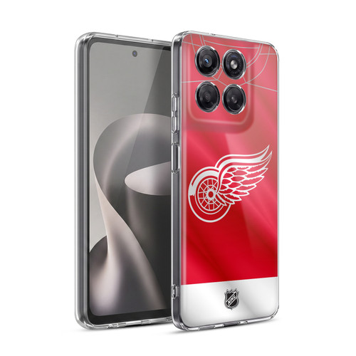 NHL Detroit Red Wings Jersey Soft Gel Case for Motorola Moto G37 Power