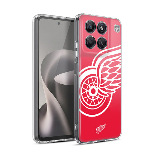 NHL Detroit Red Wings Oversized Soft Gel Case for Motorola Moto G37 Power