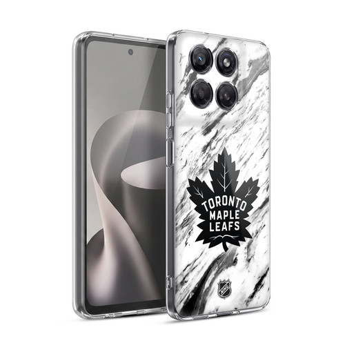 NHL Toronto Maple Leafs Marble Soft Gel Case for Motorola Moto G37 Power