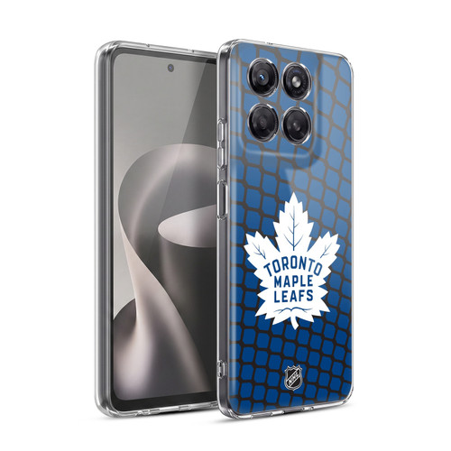 NHL Toronto Maple Leafs Net Pattern Soft Gel Case for Motorola Moto G37 Power