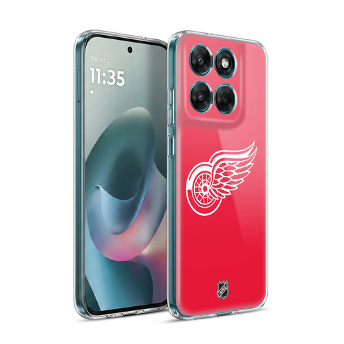 NHL Detroit Red Wings Plain Soft Gel Case for Motorola Moto G77