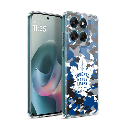 NHL Toronto Maple Leafs Camouflage Soft Gel Case for Motorola Moto G77
