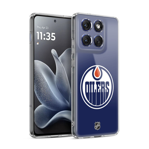NHL Edmonton Oilers Plain Soft Gel Case for Motorola Edge 70