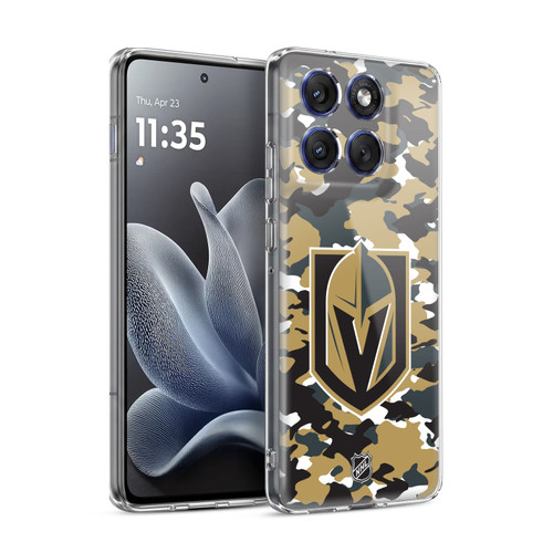 NHL Vegas Golden Knights Camouflage Soft Gel Case for Motorola Edge 70