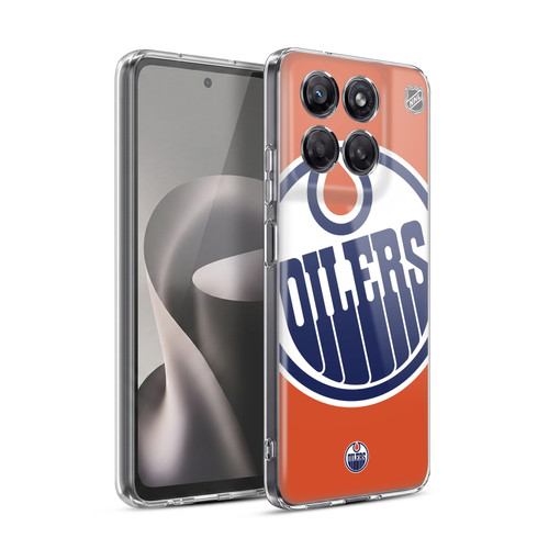 NHL Edmonton Oilers Oversized Soft Gel Case for Motorola Moto G37 Power