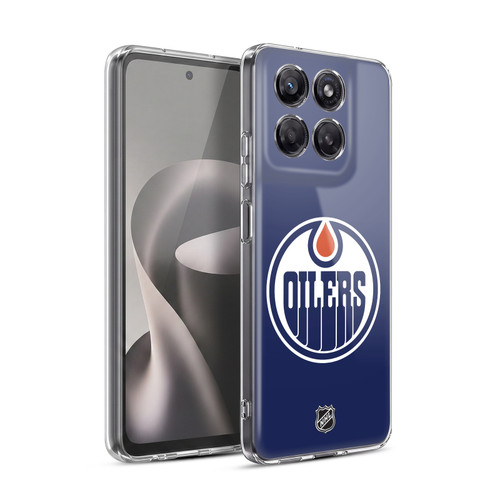 NHL Edmonton Oilers Plain Soft Gel Case for Motorola Moto G37 Power