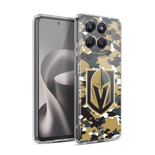 NHL Vegas Golden Knights Camouflage Soft Gel Case for Motorola Moto G37 Power