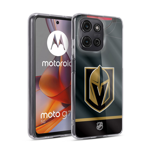 NHL Vegas Golden Knights Jersey Soft Gel Case for Motorola Moto G75