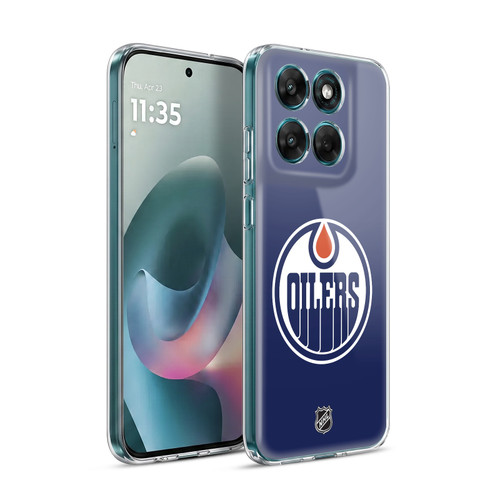 NHL Edmonton Oilers Plain Soft Gel Case for Motorola Moto G77