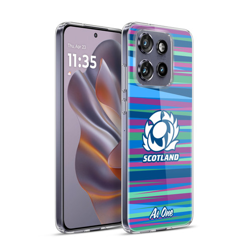Scotland Rugby Graphics Training Pattern Soft Gel Case for Motorola Edge 50 Neo