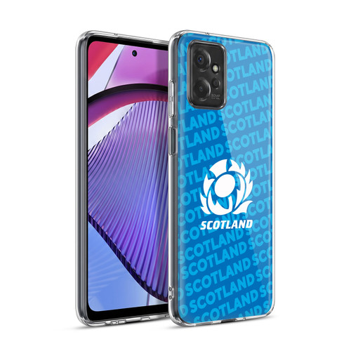 Scotland Rugby Graphics Logo Blue Soft Gel Case for Motorola Moto G Power (2023)