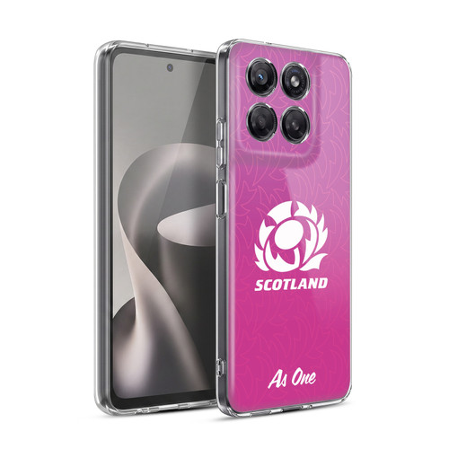 Scotland Rugby Graphics Gradient Pattern Soft Gel Case for Motorola Moto G37 Power
