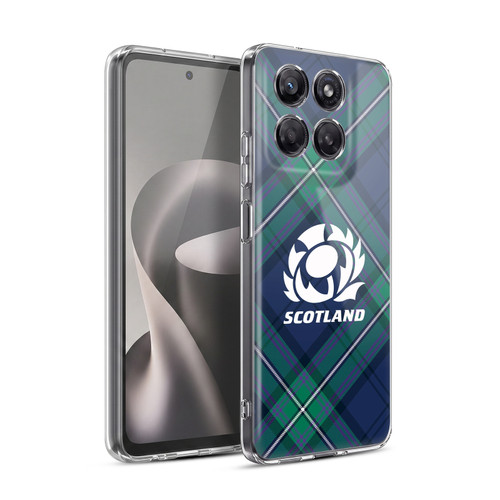 Scotland Rugby Graphics Tartan Oversized Soft Gel Case for Motorola Moto G37 Power