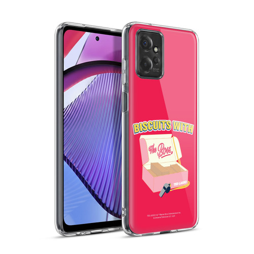 Ted Lasso Season 1 Graphics Biscuits With The Boss Soft Gel Case for Motorola Moto G Power (2023)