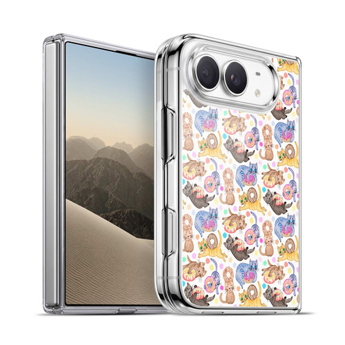 Micklyn Le Feuvre Animals Sprinkles On Donuts and Whiskers On Kittens Soft Gel Case for Apple iPhone Duo
