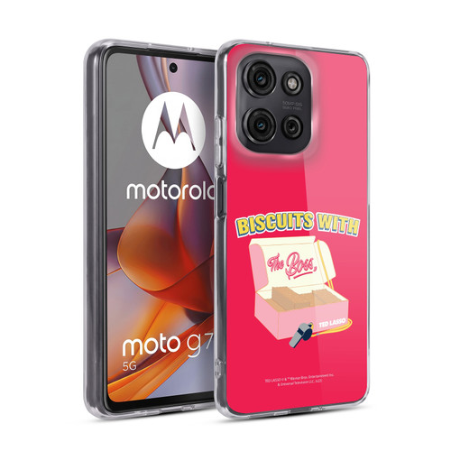 Ted Lasso Season 1 Graphics Biscuits With The Boss Soft Gel Case for Motorola Moto G75