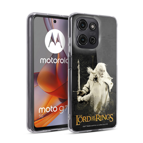 The Lord Of The Rings The Fellowship Of The Ring Character Art Gandalf Soft Gel Case for Motorola Moto G75