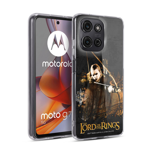 The Lord Of The Rings The Fellowship Of The Ring Character Art Legolas Soft Gel Case for Motorola Moto G75
