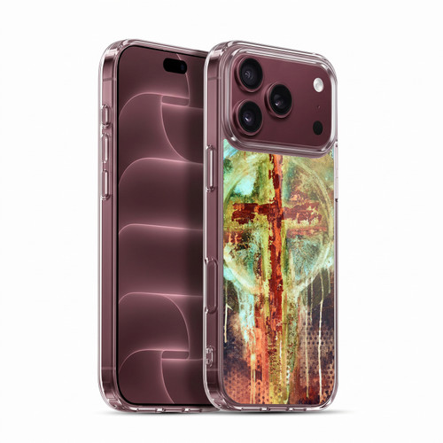 Michel Keck Religious Abstract Cross Soft Gel Case for Apple iPhone 18 Pro Max