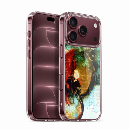 Michel Keck Religious Abstract Serenity Prayer Soft Gel Case for Apple iPhone 18 Pro