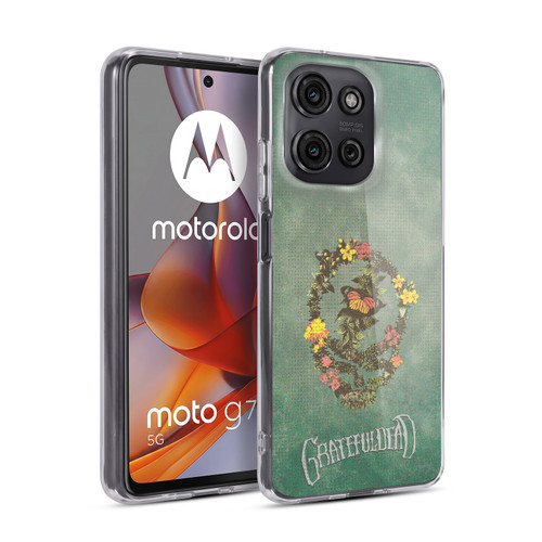 Grateful Dead Graphics Floral Logo Soft Gel Case for Motorola Moto G75