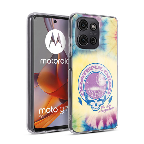 Grateful Dead Graphics Logo Tie Dye Soft Gel Case for Motorola Moto G75