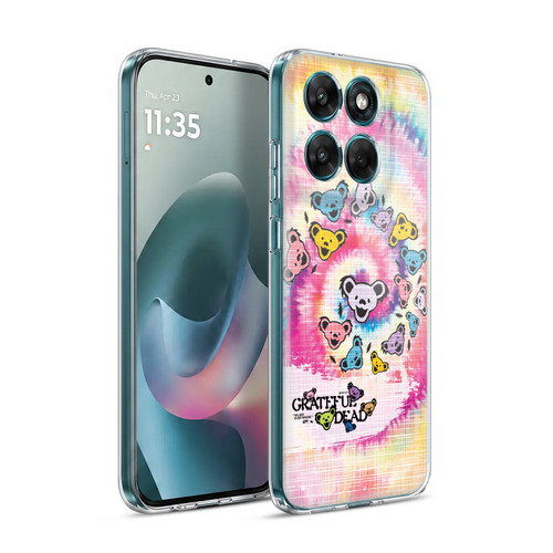 Grateful Dead Graphics Bear Tie Dye Soft Gel Case for Motorola Moto G77