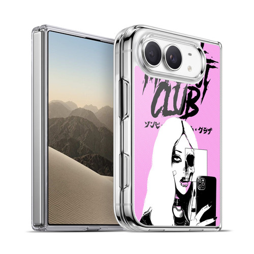 Zombie Makeout Club Art Selfie Skull Soft Gel Case for Apple iPhone Duo