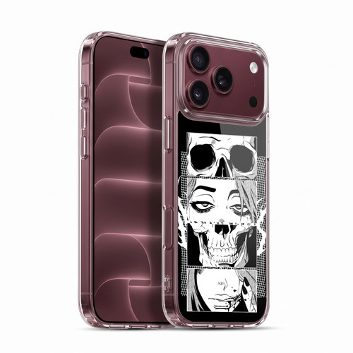Zombie Makeout Club Art Skull Collage Soft Gel Case for Apple iPhone 18 Pro Max