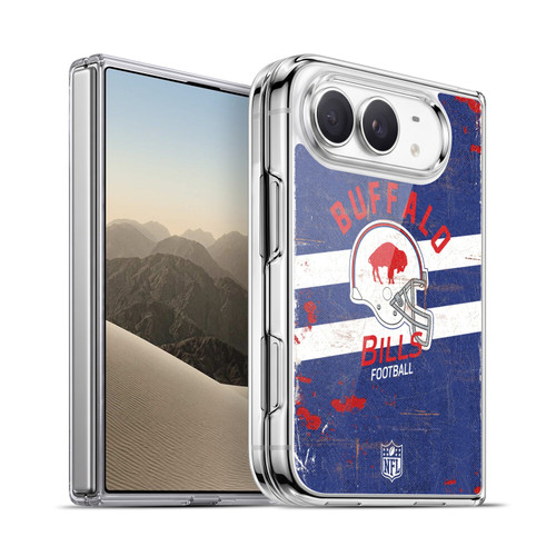 NFL Buffalo Bills Logo Art Helmet Distressed Soft Gel Case for Apple iPhone Duo