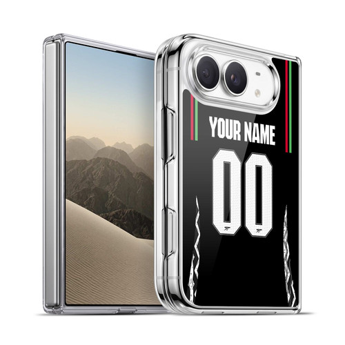 Custom Customised Personalised Arsenal FC 2024/25 Kit Away Soft Gel Case for Apple iPhone Duo