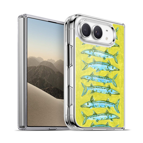 Cat Coquillette Sea Barracuda Yellow Soft Gel Case for Apple iPhone Duo