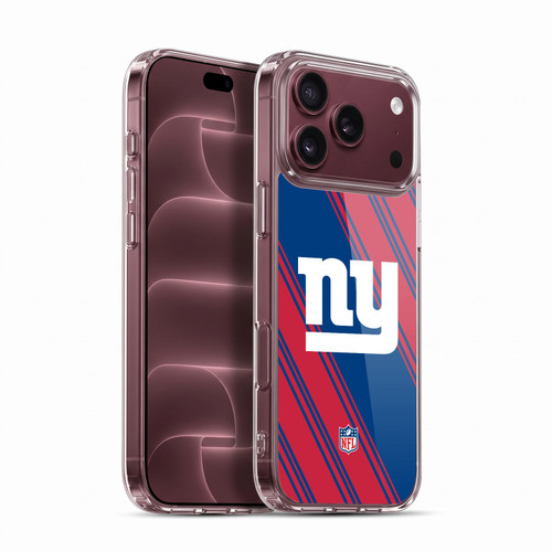 NFL New York Giants Artwork Stripes Soft Gel Case for Apple iPhone 18 Pro Max
