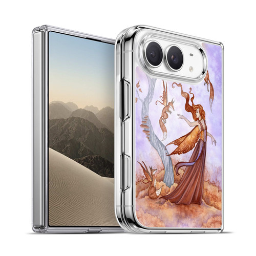 Amy Brown Lovely Fairies Autumn Companion Soft Gel Case for Apple iPhone Duo