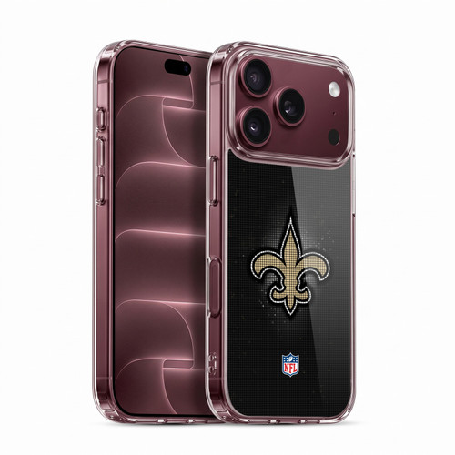 NFL New Orleans Saints Artwork LED Soft Gel Case for Apple iPhone 18 Pro