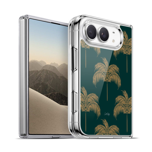 Cat Coquillette Tropical Wildlife Palm Tree Oasis Soft Gel Case for Apple iPhone Duo