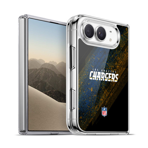 NFL Los Angeles Chargers Logo Blur Soft Gel Case for Apple iPhone Duo
