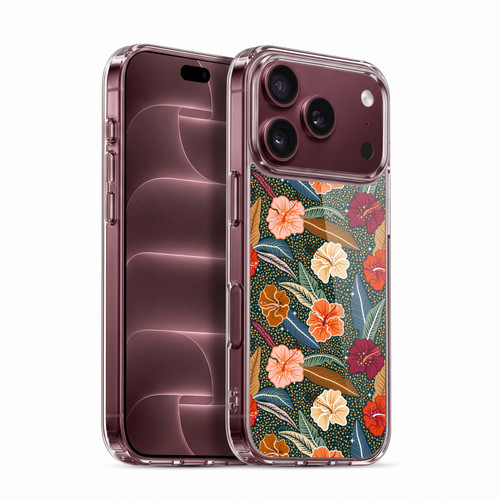 Cat Coquillette Tropical Wildlife African Hibiscus Soft Gel Case for Apple iPhone 18 Pro