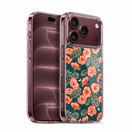 Cat Coquillette Tropical Wildlife African Violet Soft Gel Case for Apple iPhone 18 Pro